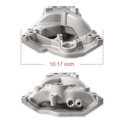 7516 52028 Air-Gap Vortec Intake Manifold for SBC 350 V8 Silver - size: A-2028 Silver