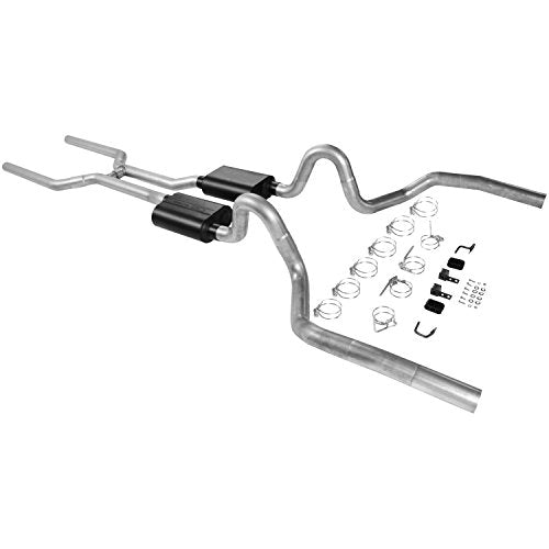 Flowmaster 817200 American Thunder Crossmember-Back Exhaust Kit 3 Inch Stainless Steel Compatible with 1968-1972 GM A-Body V8