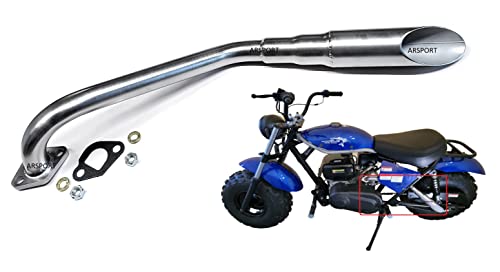 Exhaust Header pipe for MB200-2 / Hurricane 200X Minibike Mini Bike.
