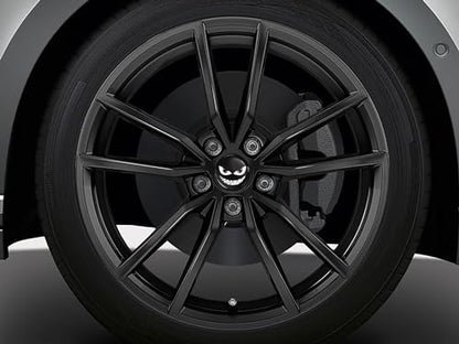Biomar Labs 4 x 68mm Wheel Centre Alloy Hub Center Caps Compatible with BMW 36136783536 Hubcaps Black Smile CB 65
