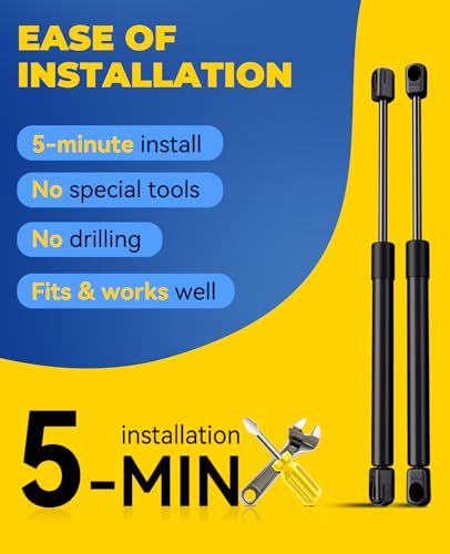 ARANA 11 inch 45lb/200N Gas Struts for Yakima Rocket Box, 2Pcs - size: 11IN 45LB