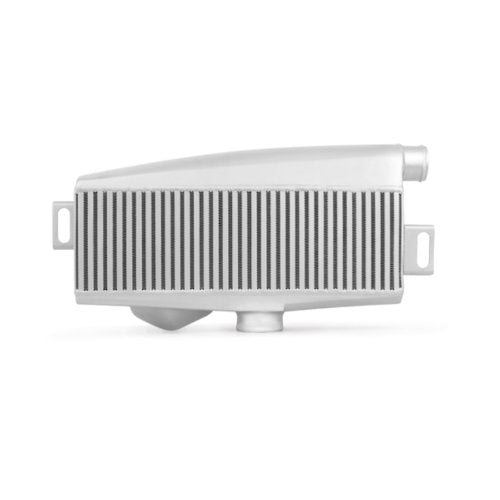 Mishimoto MMTMIC-WRX-01SLBL Top-Mount Intercooler Compatible With Subaru WRX/STI 2001-2007 Silver Cooler, Blue Hose - color: Silver Cooler, Blue Pipes