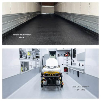 Spray In or Roll On, Grey Truck Bed Liner Paint - 2 Quarts - color: Gray
