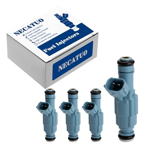 Set of 4 Fuel Injectors - Compatible with Hyundai Sonata Tucson Santa Fe 2010-2013 Kia Optima Sorento Forte 2.0L 2.4L - Replaces FJ1014 353102G300 1581529 - color: Set of 4, size: FJ1014