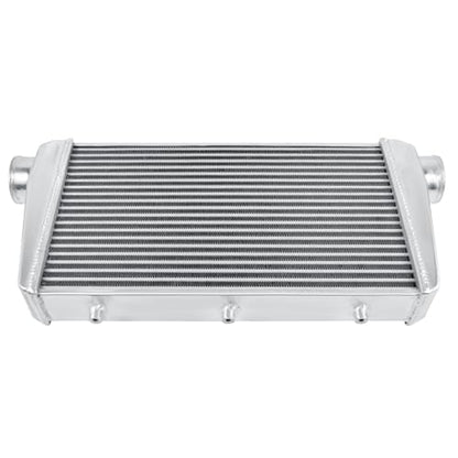 Universal Intercooler 27''x13''x3.3" Front Mount Intercooler 3'' Inlet and Outlet Aluminum Turbo Intercooler Direct Replacement for Any Turbo Charger system - size: 27''x13''x3.3" 3''