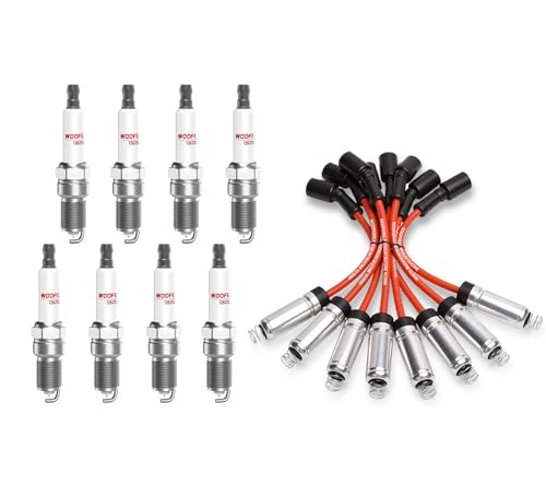 Spark Plugs and Wires Set for Silverado 1500 Suburban Avalanche Tahoe