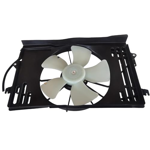 PartsFlow Radiator Cooling Fan Assembly for 2003 2004 Pontiac Vibe for 2003 2004 2005 2006 2007 2008 Toyota Corolla/Matrix 620-546