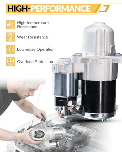 AATEE 17986N Starter Motor for:-Chevy Malibu 2008-2012 3.6L, Equinox 08-17 - style: 17986N