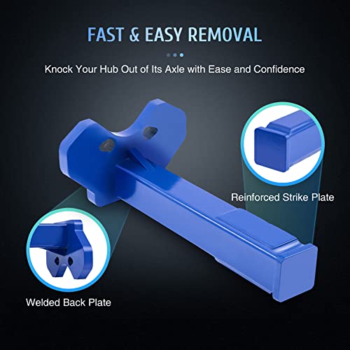 OMT Wheel Hub Removal Tool Compatible with 5 6 and 8 Lug Hubs