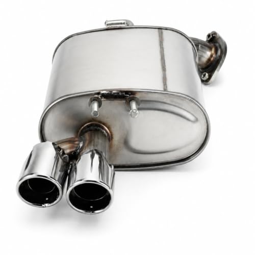 E415H Right Rear Exhaust Muffler for 2018-2024 Toyota Camry 2.5L/3.5L - size: Camry 2.5L/3.5L XSE Right or 2.5L SE