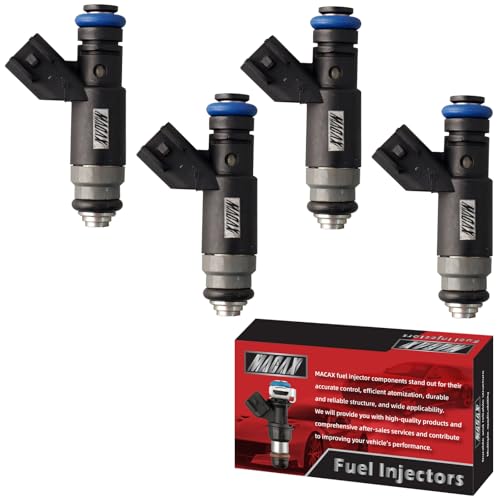 Set of 4 Fuel Injectors 4891573AB FJ483 RL891573AB Replacement - size: FJ483