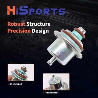HiSport 88894360 Fuel Injection Pressure Regulator 3.5Bar 89017382 - size: HSFPR71582