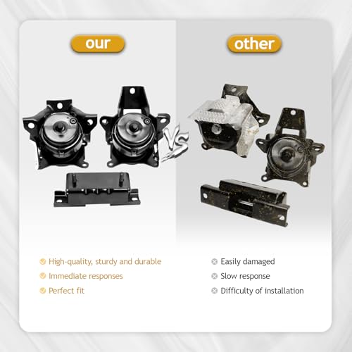 Engine Motor Mount &Trans Mount 3PCS,Replace OE: 84175582, 84175583, A2638 - size: Front left Front Right&Rear