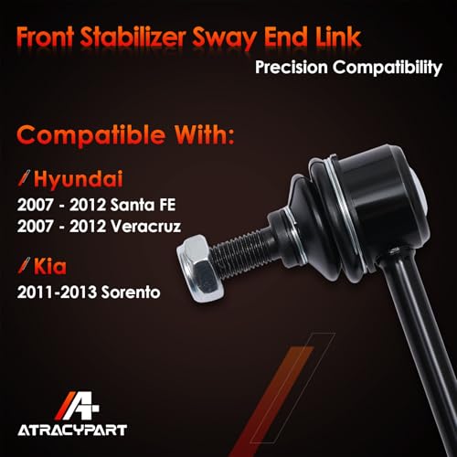 Sway Bar Links Front 2PC, Fit For 11-13 Kia Sorento, 07-12 Hyundai Santa FE
