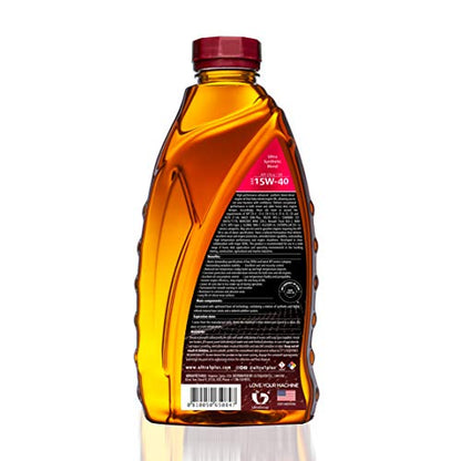SAE 15W-40 Synthetic Blend Motor Oil API CK-4/SN 1 Quart - size: 1 Quart