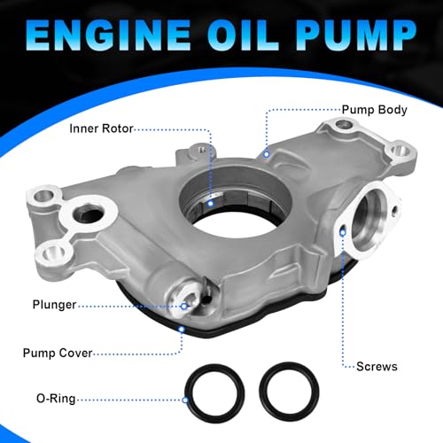 Engine Oil Pump & Timing Chain Kit for 2007-2013 Chevy Silverado 1500/Tahoe/Avalanche, GMC Sierra/Yukon, Buick Cadillac - Compatible with 4.8L 5.3L 6.0L 6.2L Vortec Engines (Non-VVT)
