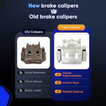 ECCPP 18B5026AS Front Left Disc Brake Caliper Assembly - size: Front Left[18B5026AS]