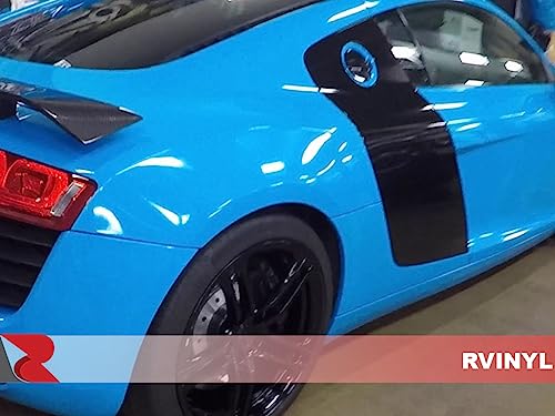 Avery Dennison SW900 632-O Gloss Light Blue Supreme Wrapping Film Vinyl Vehicle Car Wrap Sheet Roll - (12" x 60" w/Application Card) - color: Gloss Light Blue, size: 1ft x 5ft