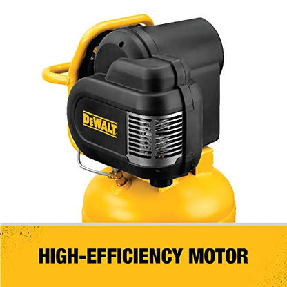 DEWALT Vertical Portable Compressor, 1.9 Hp 200 Psi Oil Free High Pressure Low Noise (D55168)