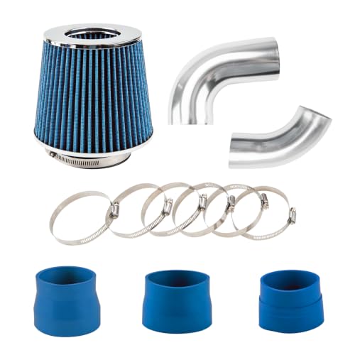PHILTOP 3.5" Cold Air Intake Kit for 1996-2004 GMC Sonoma 4.3L, GMC Jimmy - color: Blue, size: 1996-2003 Chevrolet S10 4.3L