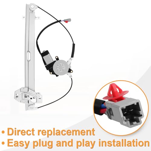 Front Passenger Side Power Window Regulator with Motor Assembly fit for Honda Element 2003 2004 2005 2006 2007 2008 2009 2010, Right, 748-132 - style: Front Passenger Side