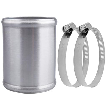 AC PERFORMANCE OD 3" Aluminum Tube Hose Joiner with Clamps - size: 3" (76mm)