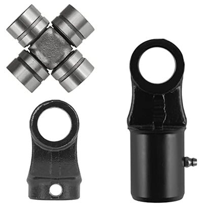 Caltric 2x Front Rear Drive Shaft Yoke with U-joint Compatible with Polaris RZR 900 All Options 2015 2016 2017-2020