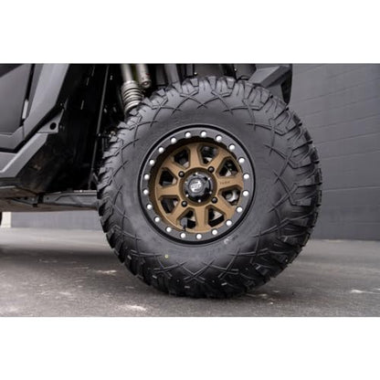 Tusk 4/156 Uinta Beadlock Wheel 15x7 5.0 + 2.0 Bronze Compatible with POLARIS RZR Trail/XP/ProXP/General/Ranger KAWASAKI KRX/Ridge/Mule Pro YAMAHA RMAX/YXZ