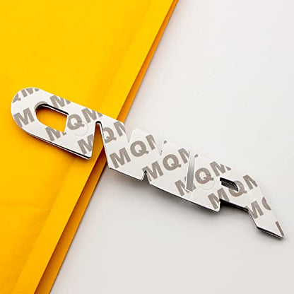 Chrome 3D Metal Large AWD Logo 4x4 Emblem All Wheel Drive Badge Off Road Sticker Racing SUV Decal (Silver) - color: Silver