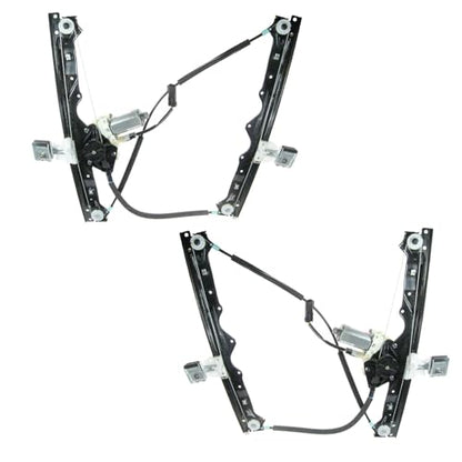 TRQ Front Power Power Window Regulator & Motor Assembly Set - style: WRA50316