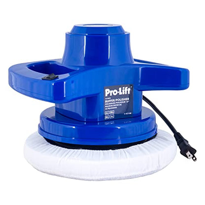 Pro-LifT 10-inch Buffer/Polisher - Powerful and User-Friendly Tool with 3200 RPM for Car Detailing,Blue
