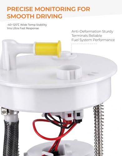 AutoExact Fuel Pump Assembly Compatible with 2008-2012 Honda Accord 2.4L 2009-2014 Acura TSX 2.4L 2012 Honda Crosstour 2.4L with sending unit fuel Replaces 17708-TA0-A01 P76767M - size: 08-19 Accord/Acura