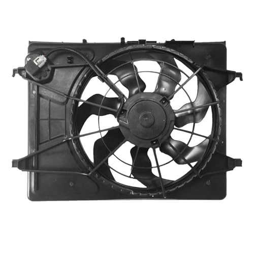 PartsFlow Radiator Cooling Fan Assembly Compatible with 2007 2008 2009 2010 Hyundai Elantra 2.0L 620-493 253802H150 - color: For Hyundai Elantra