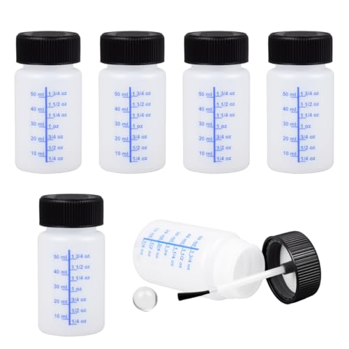 YoRise 2-Ounce (60ml) Paint Touch-Up Bottles (6PCS) - size: 6PCS