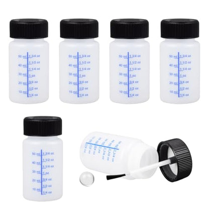 YoRise 2-Ounce (60ml) Paint Touch-Up Bottles (6PCS) - size: 6PCS