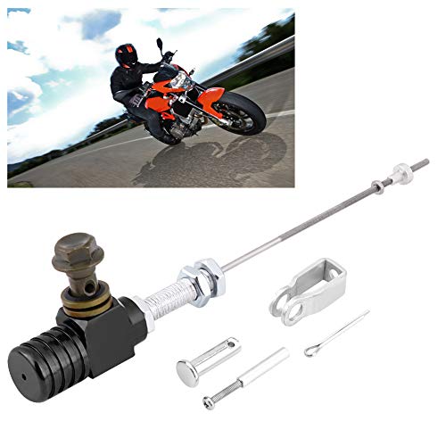 Acouto Clutch Slave Cylinder Motorcycle M10x1.25mm Hydraulic Clutch Master Slave Cylinder Brake Pump for Motorbike ATV Dirt Bike(Black)