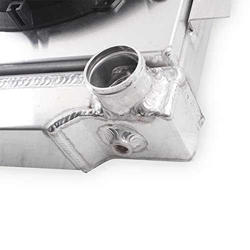 3 Rows Aluminum Radiator With Fan Shroud for 1972-1986 Je ep CJ - size: 3 ROW with FAN SHROUD（Che vy engines）