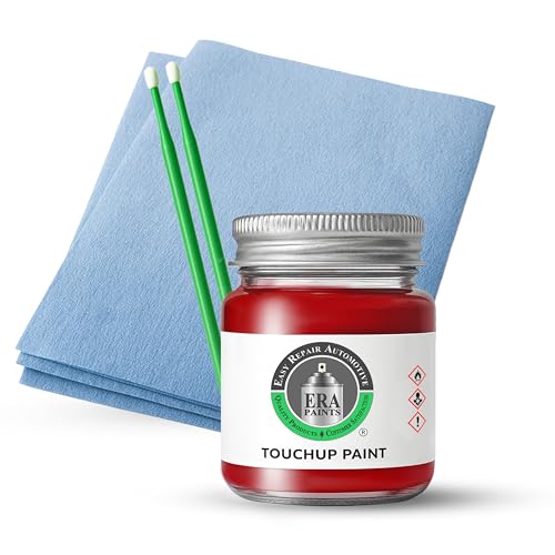 ERA Paints - 01W - Premium Red for SUBARU Exact OEM Color Match Automotive Touch Up Paint for Cars - Scratch & Chip Repair for Metal & Plastic - Basic Kit - Made in USA - style: Jar - Basic Kit