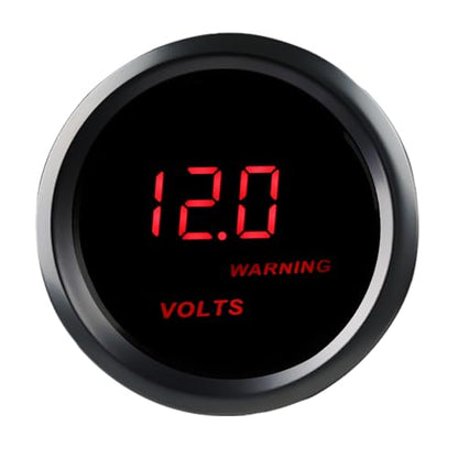 2inch 52mm DC12V Voltmeter Red Digital LED Volt Gauge - color: Volt Gauge