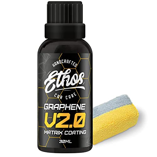 Graphene Matrix Coating with Applicator - Graphene Ceramic Coating | 5+ Years of Protection | Incredible Hydrophobic - Revolutionary Graphene Nanotechnology - color: V2.0 - 30ml