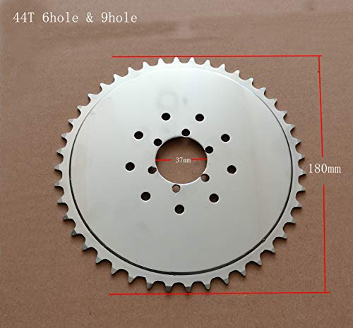 CDHPOWER Sprocket for Spoke Wheel - color: Silver-44T-6&9 holes