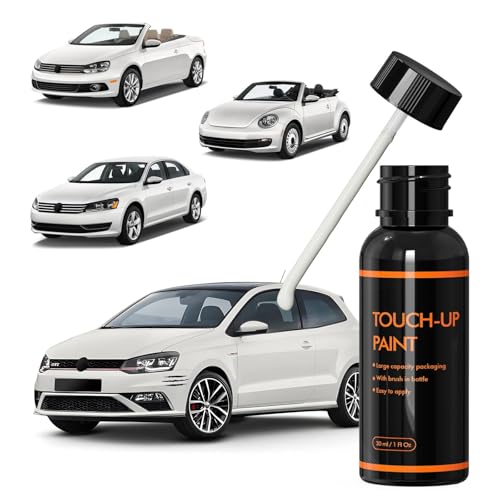 Touch Up Paint for Car Compatible with Mostly Volkswagen Models (LB9A Candy White) - color: LB9A Candy White