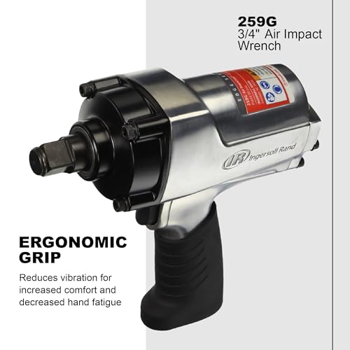Ingersoll Rand 259G 3/4" Drive Air Impact Wrench - style: 259G Edge Series 3/4" Black Silver Drive Air Impact Wrench
