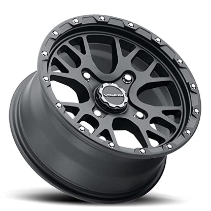 Vision 545 Rocker ATV/UTV 15x7 4x136 +13mm Satin Black Wheel Rim 15" Inch