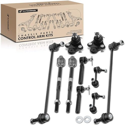 A-Premium 10Pcs Suspension Kit, Front & Rear Sway Bar Link
