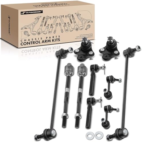 A-Premium 10Pcs Suspension Kit, Front & Rear Sway Bar Link