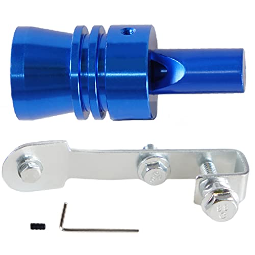 Universal Blue Universal Turbo Sound Whistle Muffler Pipe Sounder Simulator Tailpipe Noise Sound Enhancer Compatible with Motorcycle, Truck, Cars, Dirt Bike and Scooter(XL 2 Pack) - color: Blue
