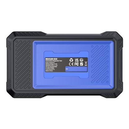 OBD2 Scanner, MUCAR 632 Elite AI-Assisted Bidirectional Scan Tool, 15 Reset Services Oil/TPMS/EPB/BMS/SAS/Brake/Throttle Car Scanner Diagnostic Tool, AutoAuth FCA, CANFD, AutoVIN, Lifetime Free Update
