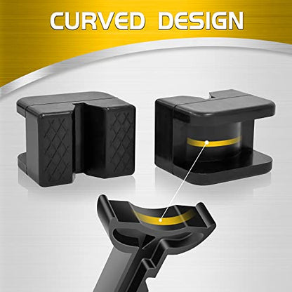 TONDA Jack Stand Pads, Rubber Pinch Weld Jack Adapter, 4 Pack - color: 4 PACK