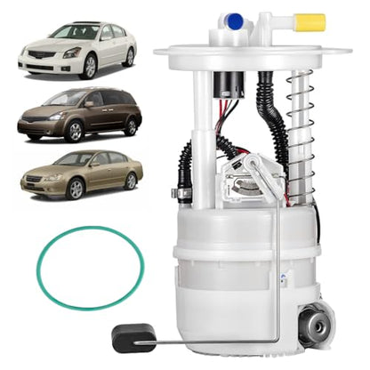 Electric Fuel Pump Assembly FIT 2004–2006 Nissan Altima, 2004–2008 Maxima, 2004–2009 Quest 3.5L / 2.5L (Non-California) – Replace OE# E8545M, 17040-7Y000, 17040-9J300, P76169M, FG0987 - color: E8545M